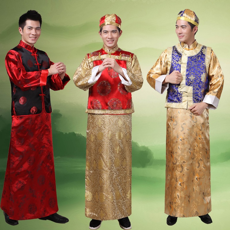 古装清朝贝勒阿哥服装成人地主少爷王爷员外年会舞台演出服装太子