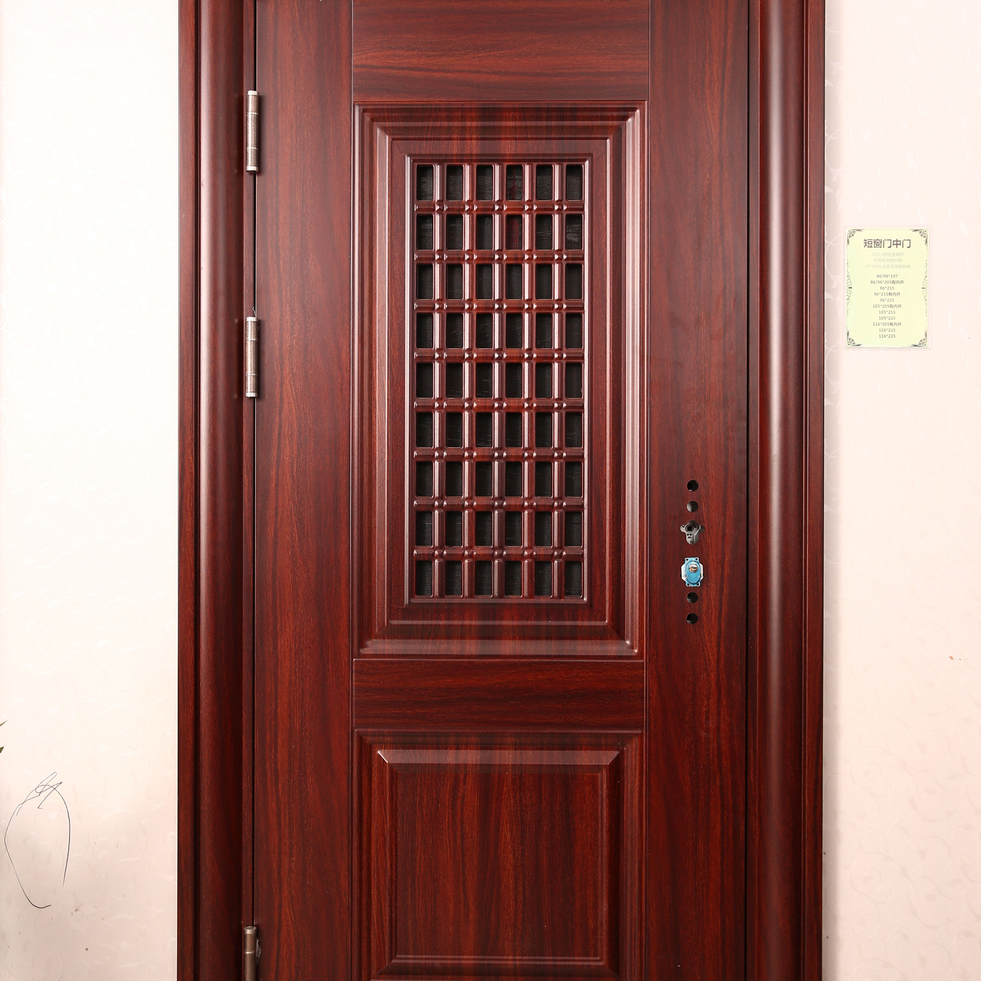 甲级通风门中门家用防盗门安全门入户门南北通风防盗门通风透气门