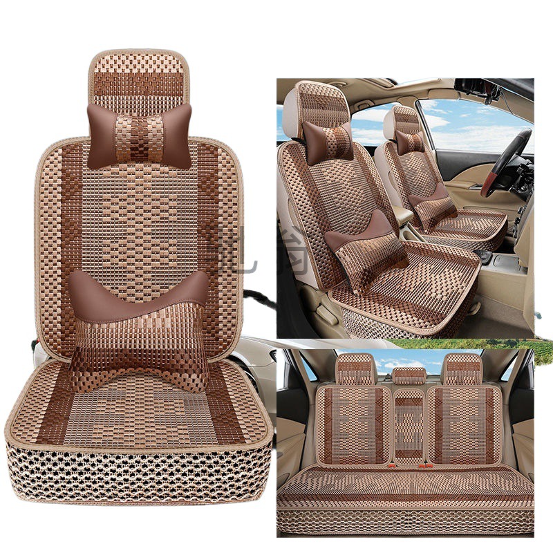 jyo夏季冰丝汽车坐垫四季通用透气夏天专用全包汽车座套单座五座