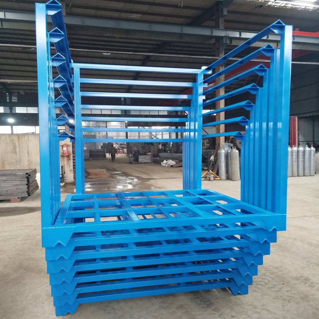 插管式货架钢制周转架货物堆高架仓库堆垛架巧固架金属折叠物料架