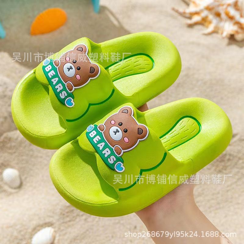 2023 New Cartoon Summer Beach Children Children's Slippers Trendy Slippers Casual New Female Child Sandals