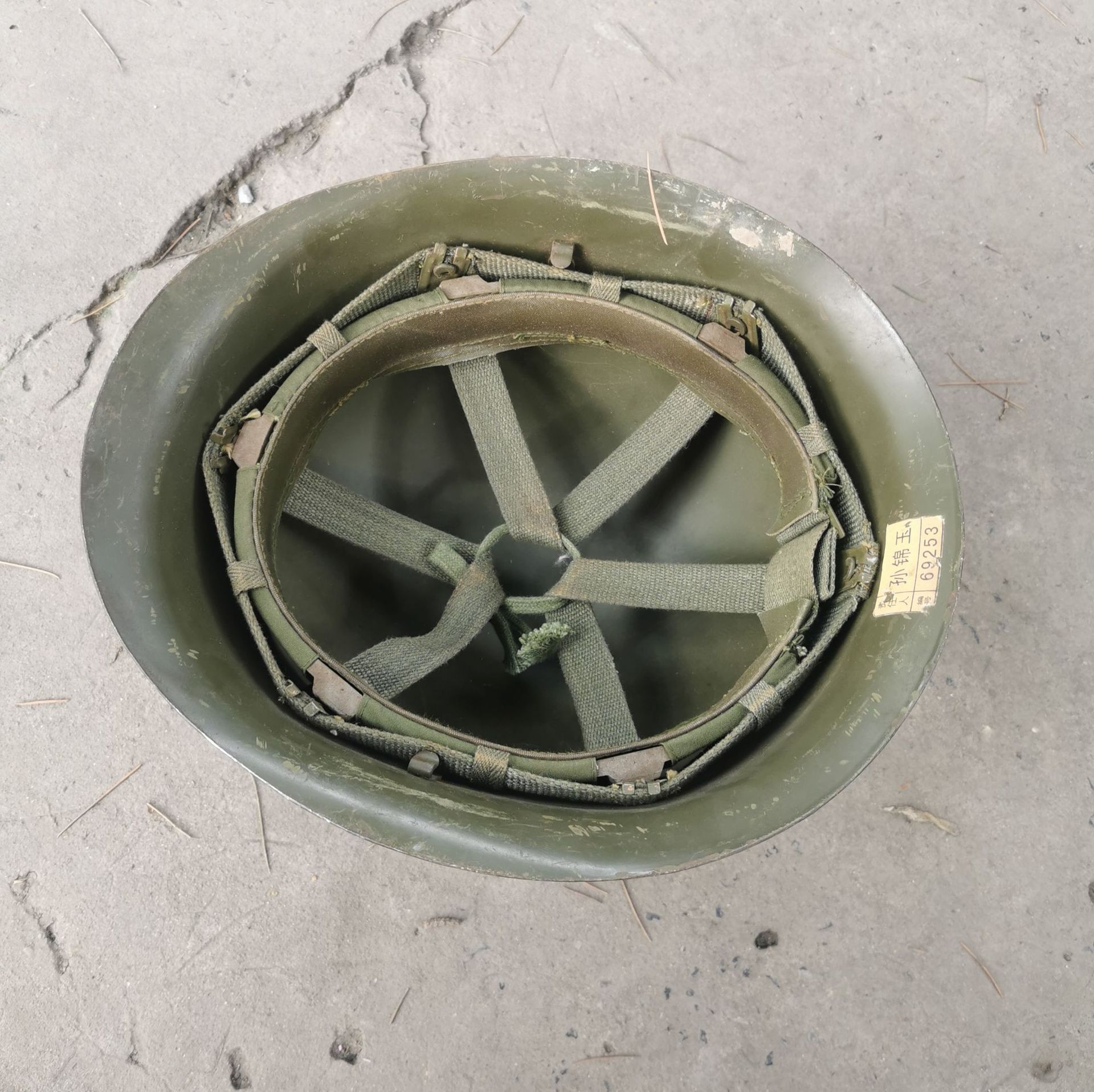 正品老货 80钢盔 金属头盔 军迷收藏品 影视道具