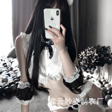 妙姿新款情趣内衣女 性感诱惑毛绒小球兔尾分体式激情兔女套装