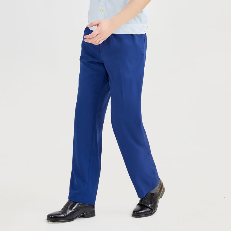 厂家批发消防夏裤火焰蓝夏常服裤子深蓝色消防制服工装裤