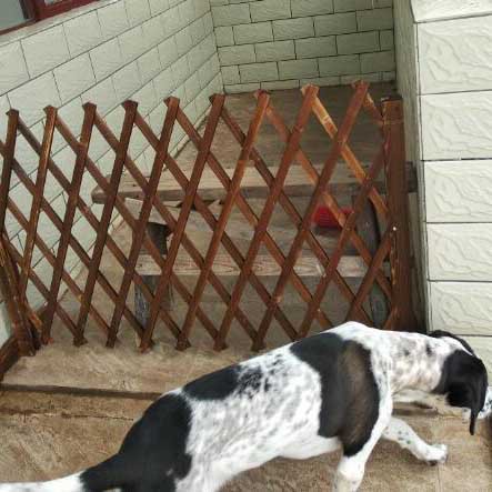 Pet Fence Dog Cage Partition Block Dog Fence Balcony Isolation Door Retractable Fence Door Stop Dog Block Cat Fence