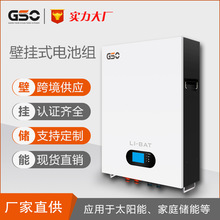 GSO新能源48V200A家用壁挂式磷酸铁锂电池太阳能家庭储能锂电池