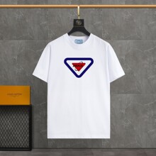 loewe罗意威宽松短袖男女情侣同款夏季刺绣logo透气上衣纯棉t恤衫