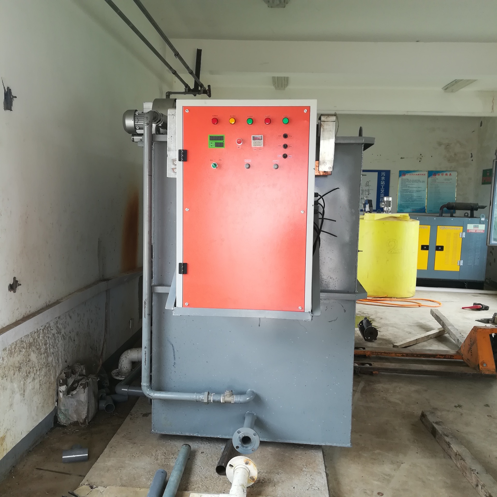 电絮凝气浮机 高效溶气气浮装置 电解设备 污水处理设备-阿里巴巴