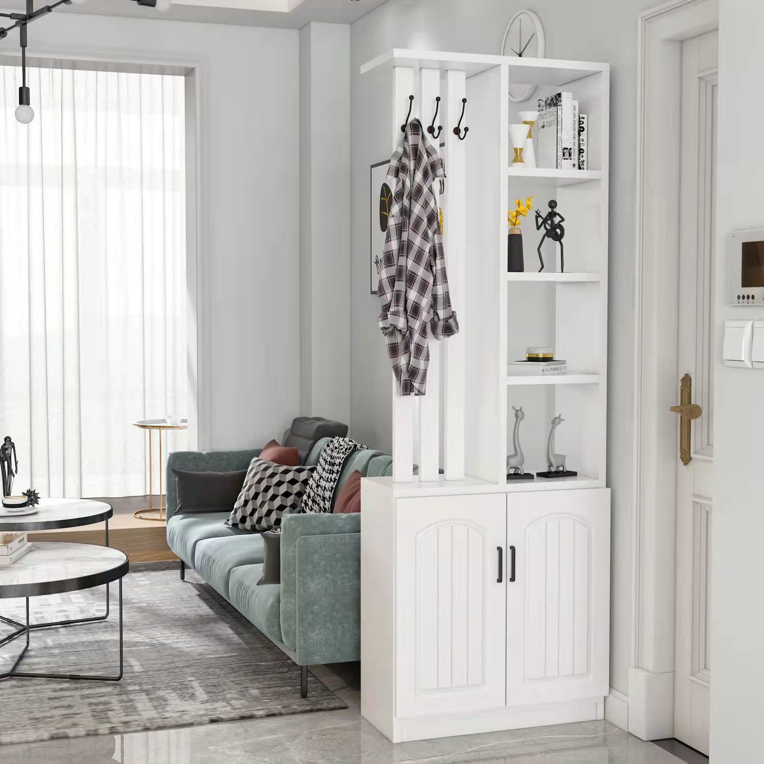 入门玄关柜隔断客厅家用鞋柜酒柜置物架简约现代屏风装饰柜门厅柜