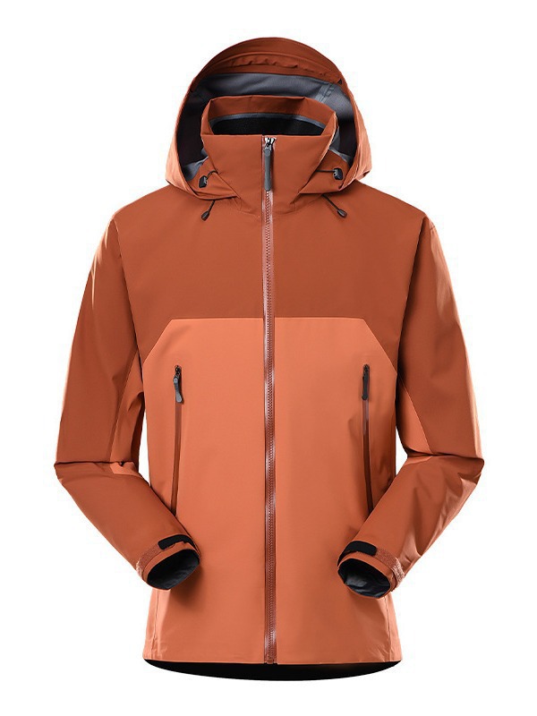 秋冬新款ar三层压胶硬壳户外滑雪单层骑行防风防水户外冲锋衣外套