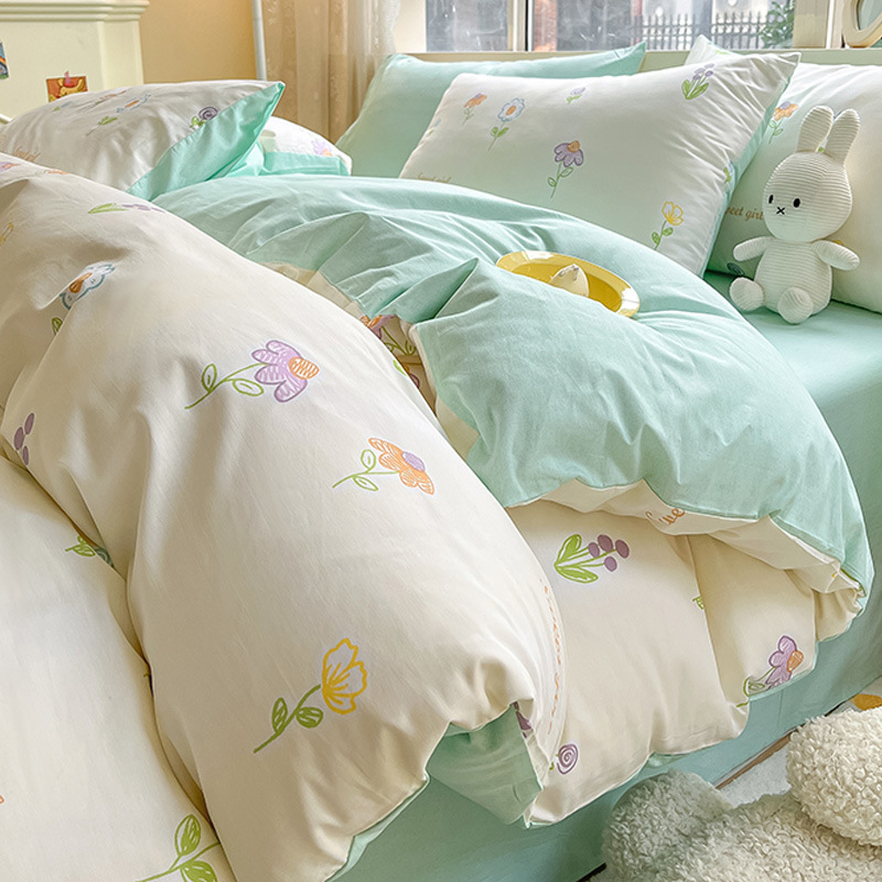 5米全棉单人被罩150x200x230cm被单被子褥