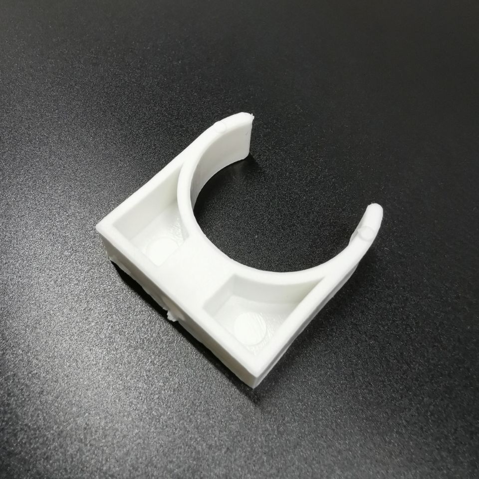 ppr管材配件卡子dn20水管管卡ppr管材塑料u型卡ppr管卡子固定