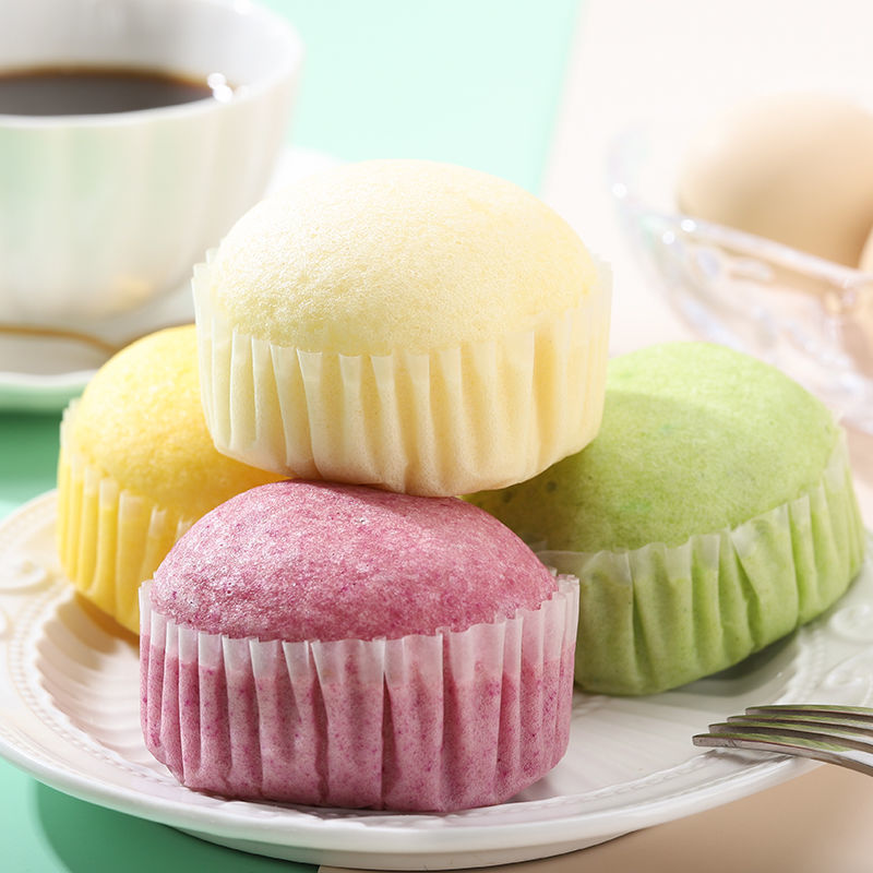 千丝蒸蛋糕整箱手撕软面包抹茶南瓜紫薯糕点心健康网红休闲零食品