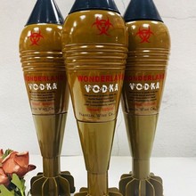 俄罗斯风格伏特加炮弹形状迫击炮子弹头伏特加40°500毫升