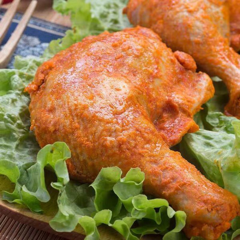 立信奥尔良烤全腿大鸡腿排腿油炸半成品冷冻烤鸡腿大号15个/包邮