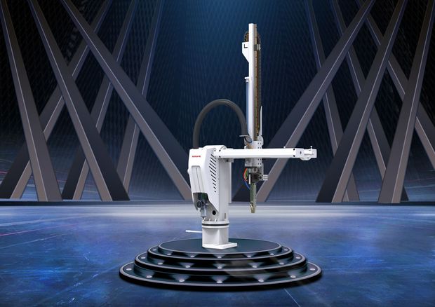 伯朗特单截式气压驱动机械臂全自动化快速高效注塑取件斜臂机械手