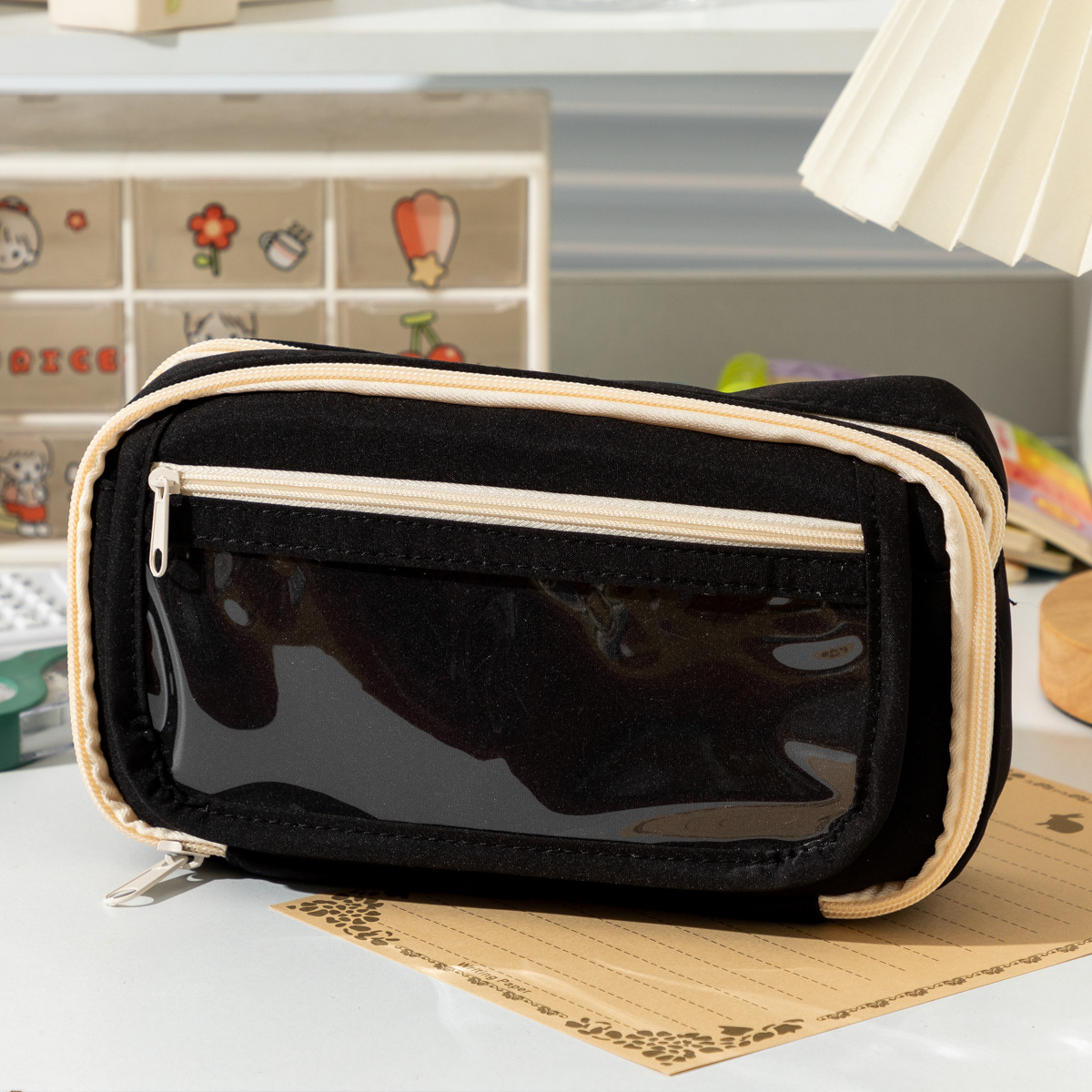 笔袋大容量小学生女生文具盒女孩2024年新款文具袋初中生高颜值