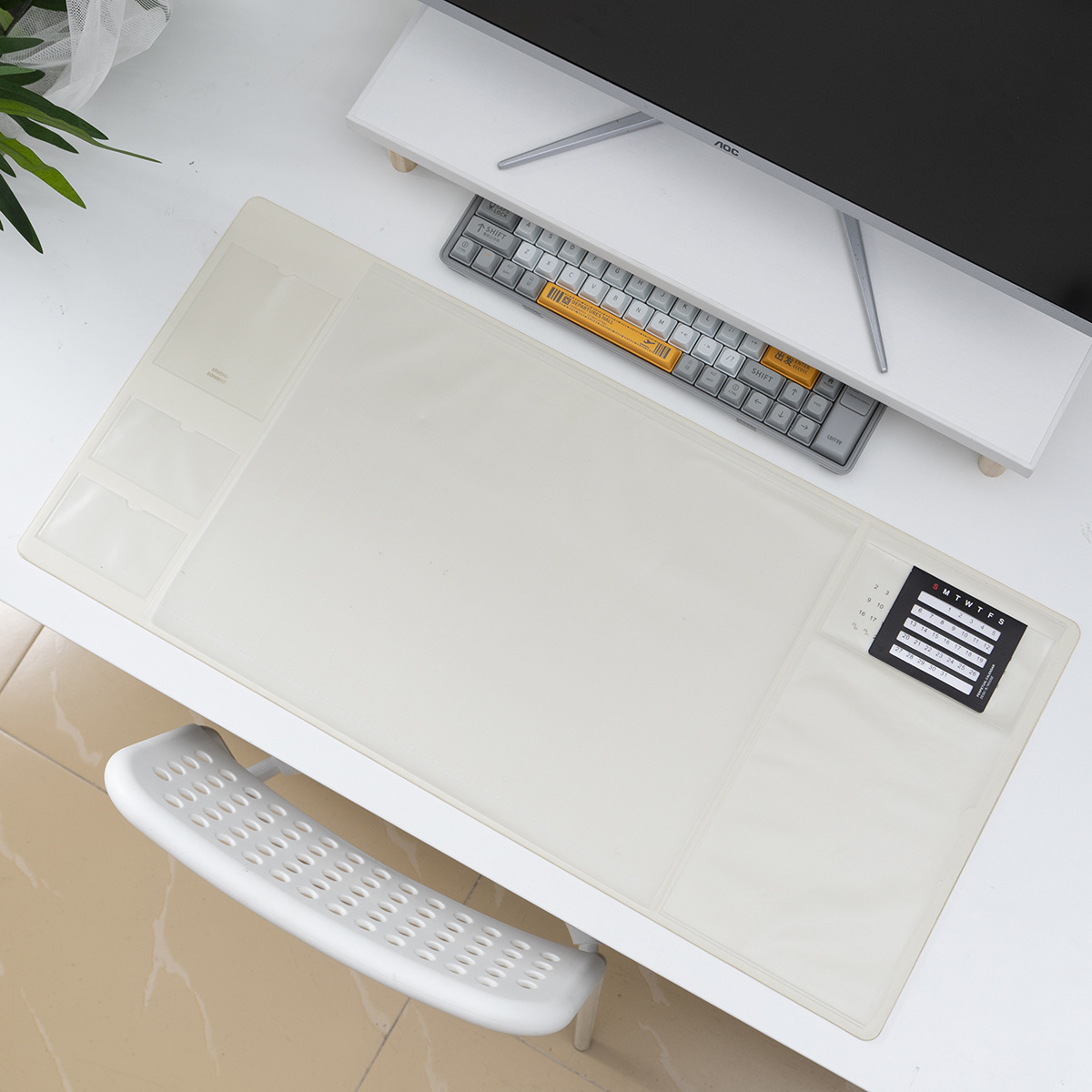 超大备忘写字多功能鼠标垫桌垫办公室书桌垫键盘垫电脑