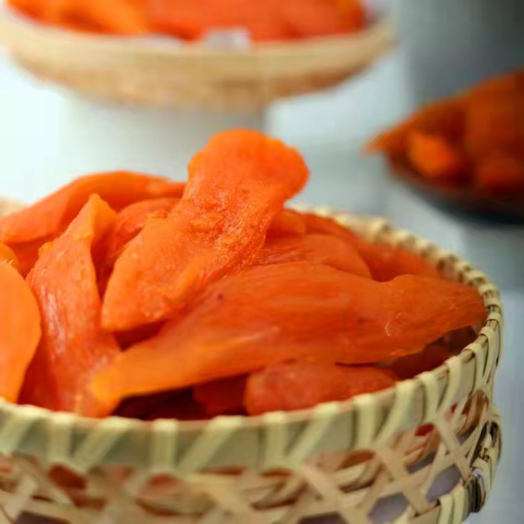 倒蒸红薯三蒸三晒连城红心地瓜干广大园 特产软糯番薯干500克袋装