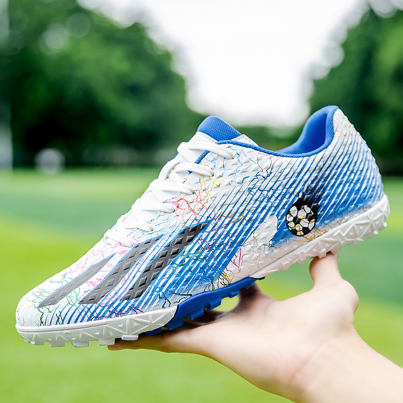 回力跨境新款低帮足球鞋男女学生ag长钉c罗梅西tf碎订专业比赛训