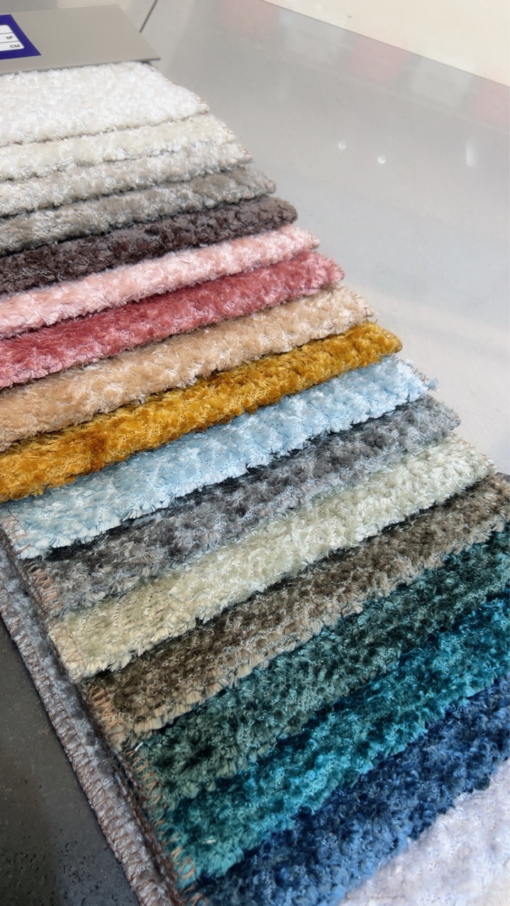 羊羔绒布料高档雪尼尔圈圈纱面料沙发加厚沙发套抱枕泰迪绒布领券