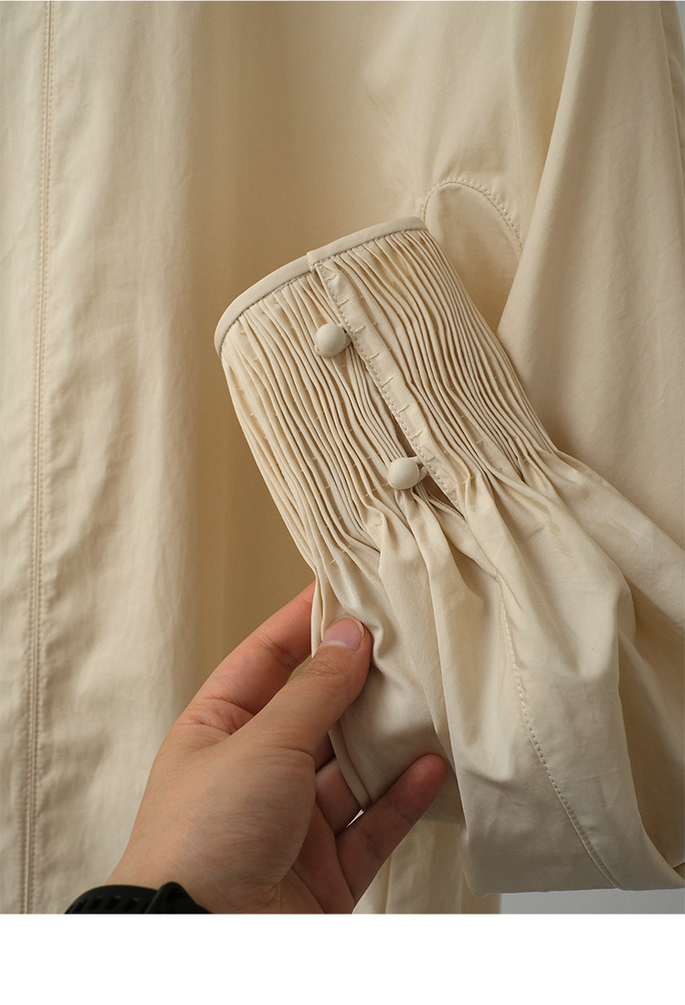 棉手g牙签褶 褶皱肌理衬衫女2021新款