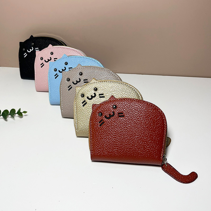 cat card holder women‘s coin purse multi-card advanced cartoon coin purse