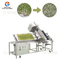 厂家直供 托盘式豆芽切根机 不锈钢芽菜食材切割设备