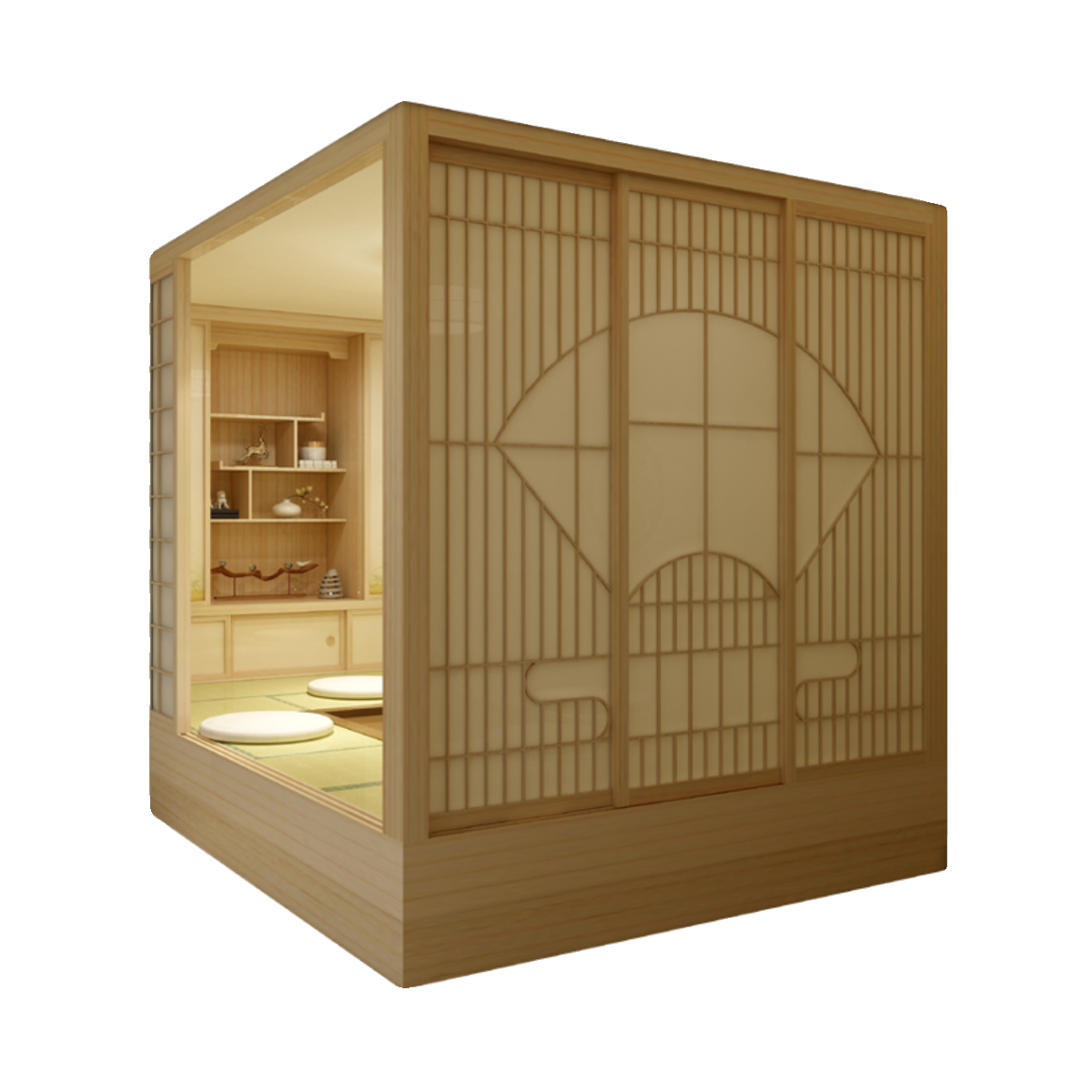 a0全屋定 制实木衣柜榻榻米床衣柜一体小户型小卧室儿童房塌塌米