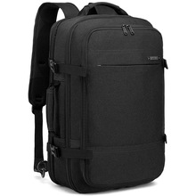 新款商务双肩包男大容量可扩容旅行背包USB充电多功能防水电脑包