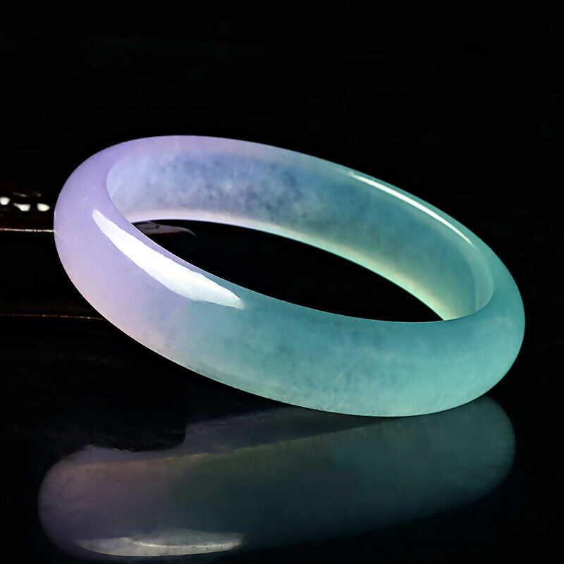 厂家大量批发石英岩玉.半紫半绿女款手镯送家人送朋友