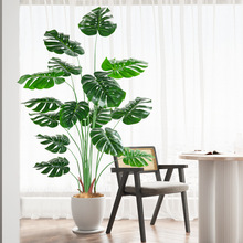 北欧风绿植龟背竹假树客厅植物盆栽轻奢室内装饰景观摆件