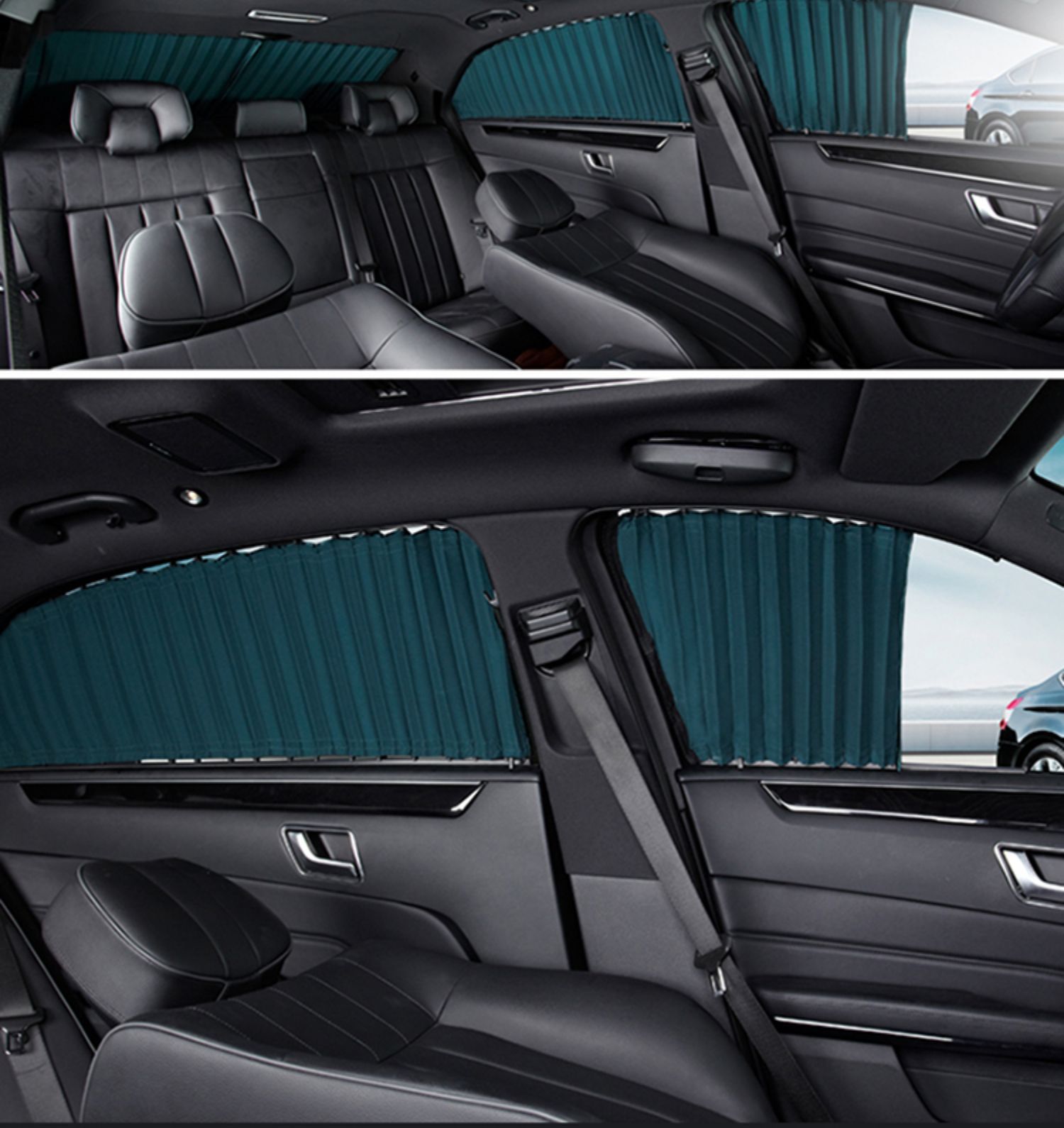 Suitable for Audi A3 A4L A6L Q2L Q3 Q5L car curtain sunshade curtain track cloth retractable curtain