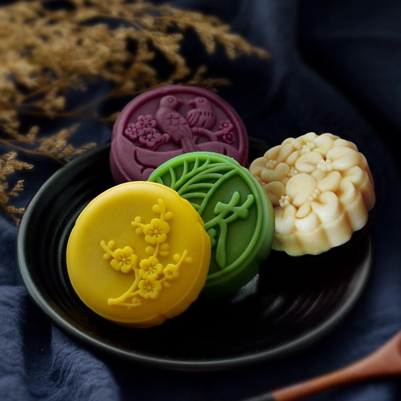 牡丹福工厂中秋散装月饼 桃山皮茶味月饼70g 冰皮批发团购代发