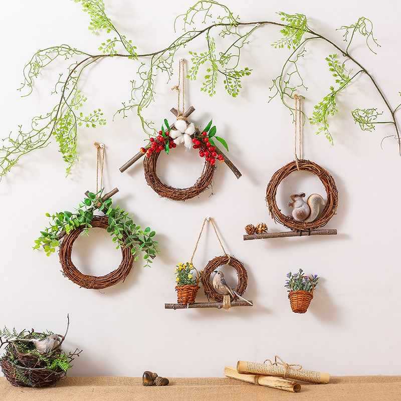 幼儿园吊饰环创森系空中走廊教室布置吊饰材料小清新墙壁隔断挂.