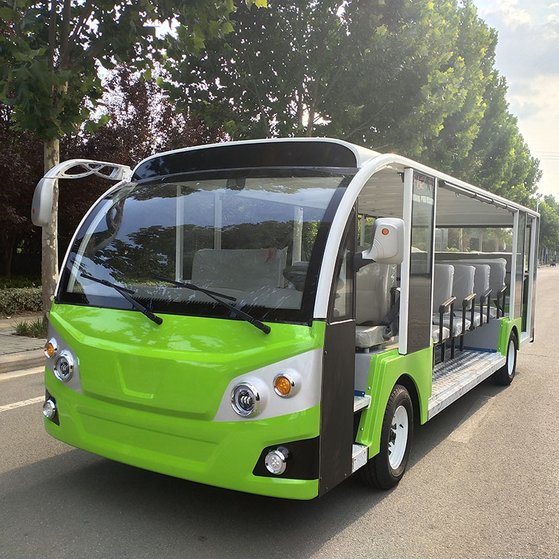 电动观光车景区游览车23座电动观光车多座位电瓶车参观用车