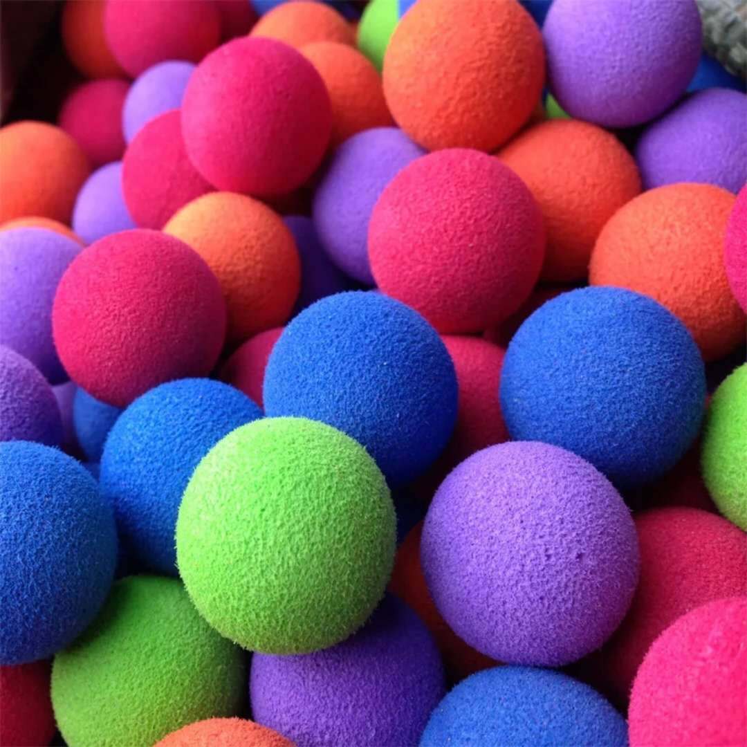 Eva Soft Marbles Hit Me Duck Plant Launch Foam Ball Air Pressure Gun Sponge Bullet Toy for Export