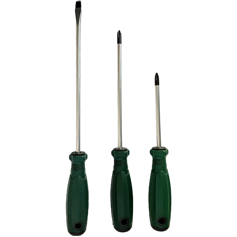 烁鑫绿把强磁 现货供应 十字螺丝刀 一字螺丝刀 多用家用螺丝刀