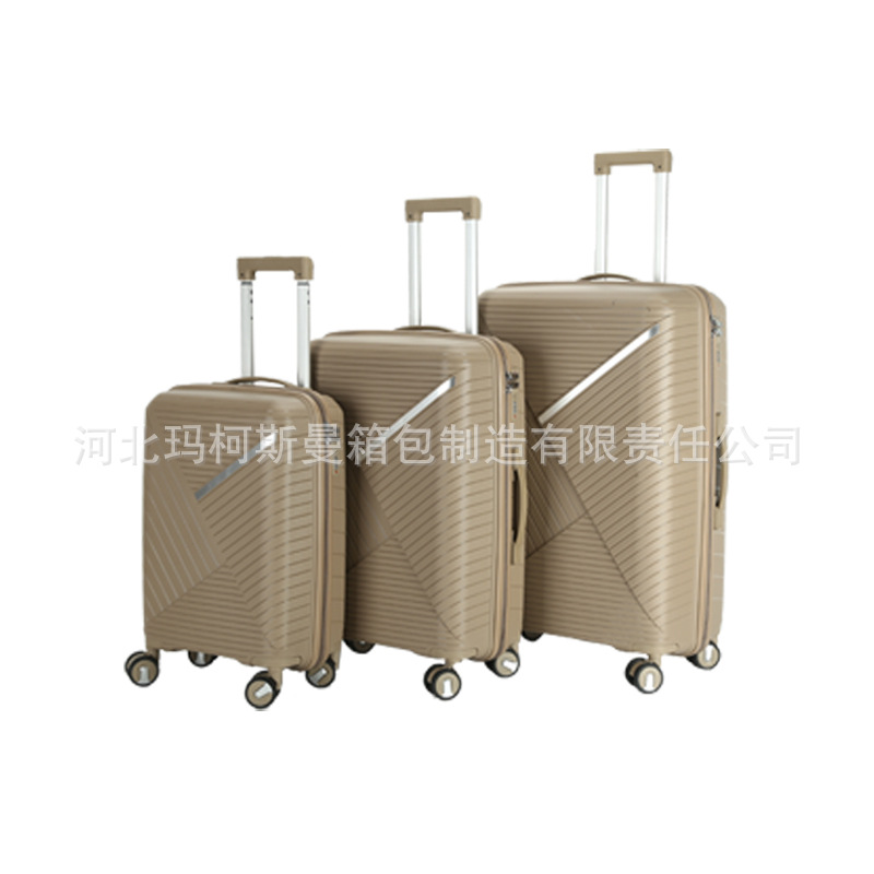 Marksman 6986 Business Trolley Case Pp Material Wholesale Export Luggage