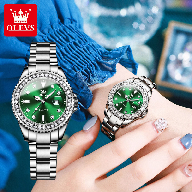 2024 new olevs brand watch wholesale foreign trade diamond quartz watch simple niche ladies watch women‘s watch