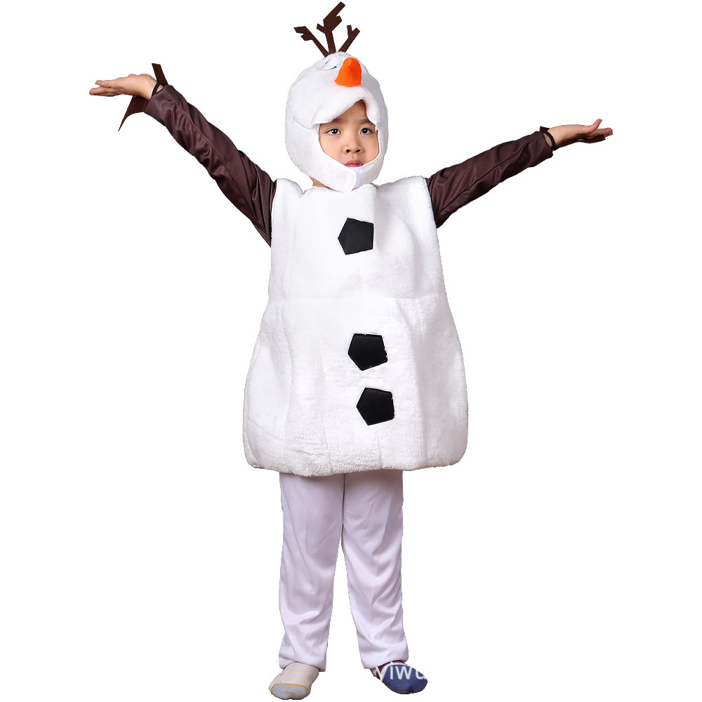 冰雪奇缘儿童雪宝服装万圣节圣诞节cosplay演出服装动漫雪宝衣服
