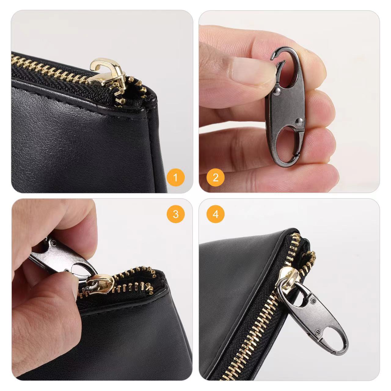 S-Type Spring Fastener Hanger Key Bag Chain-Strap Metal Alloy Climbing Button Carabiner Mini Horoscope Buckle Adjustable Buckle