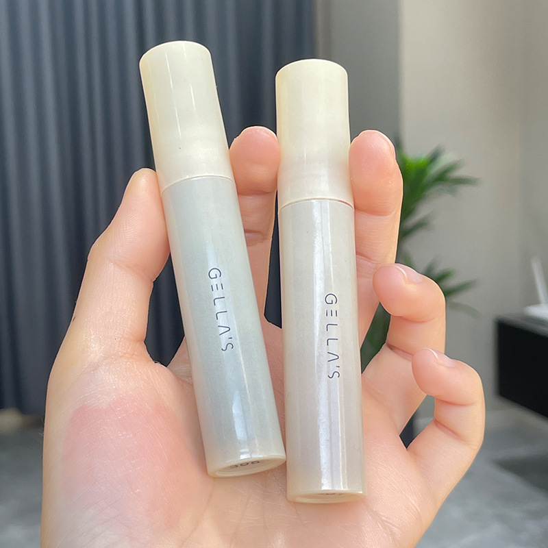 Gella's Water-Sensitive Bare Glaze Water Mist Film Forming No Stain on Cup White Nourishing Long-Lasting Matte Mirror Matte Lipstick Autumn and Winter