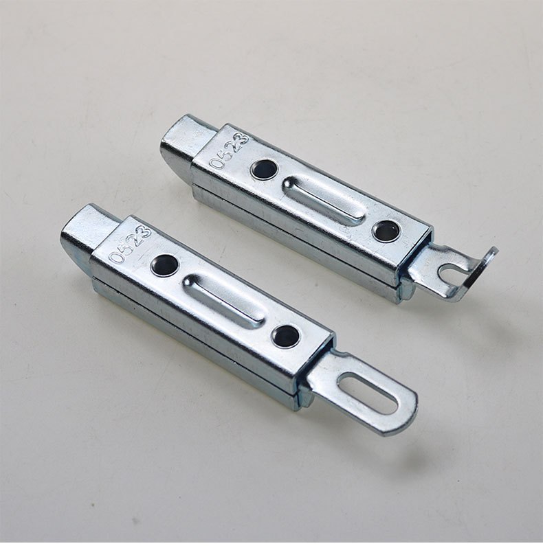 拉动式自动弹簧工业门插销mx06联动式自锁天地暗插销门销滑入式