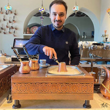土耳其咖啡沙炉异域风情沙炉金属沙子热沙丹台式尼斯商用家用
