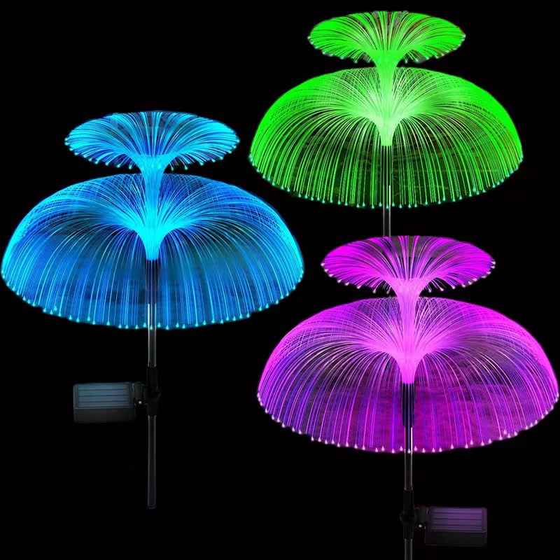 Solar Festive Lantern Simulation Jellyfish Fireworks Lamp Led Outdoor Courtyard Decoration Lawn Lamp Garden Floor Outlet Landscape Lamp