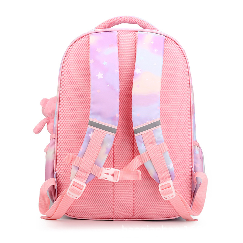 New Primary School Student Schoolbag Girls Grade 5-1-3 4 Cute Spine Protection Lightweight Backpack KT Lightweight Girls' Bags