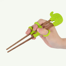 VELEKA儿童学习筷宝宝练习筷训练学习鸡翅木筷实木练习筷子带盒