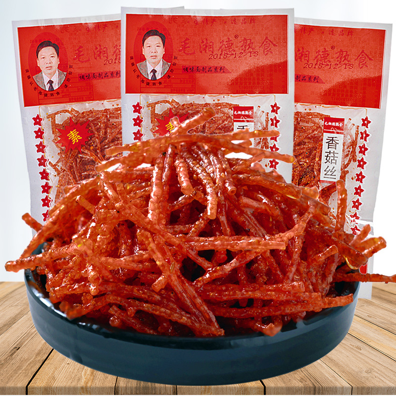 毛湘德香菇丝辣条23g*30袋麻辣味香辣丝8090后童年怀旧小零食
