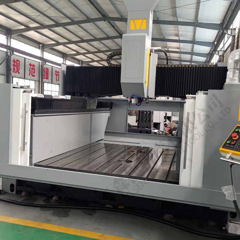 龙门雕铣机数控龙门摸具精雕机立式半闭环控制大行程数控龙门铣